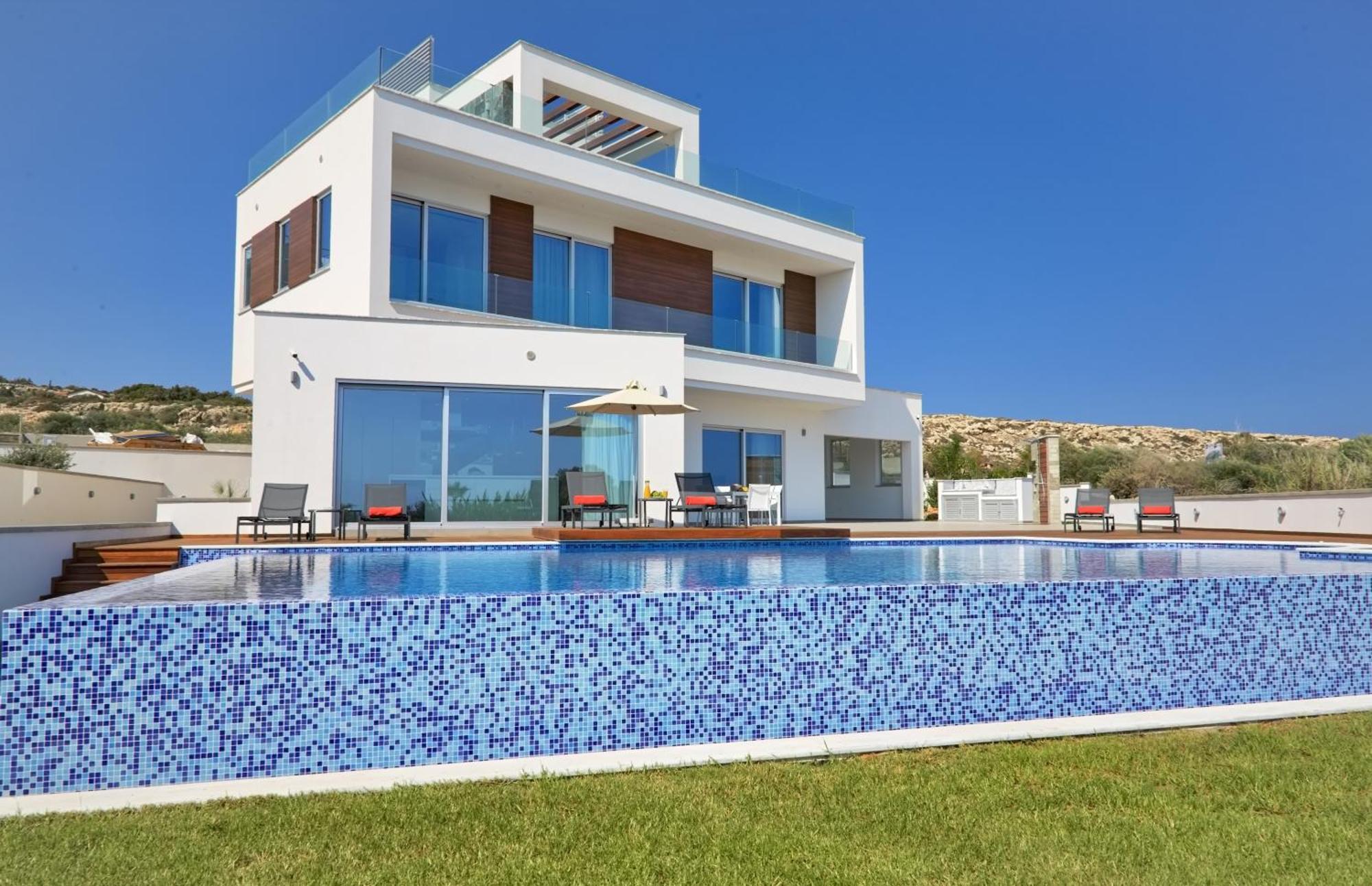 Beachfront Luxury Villa Idania Ajia Napa Zewnętrze zdjęcie