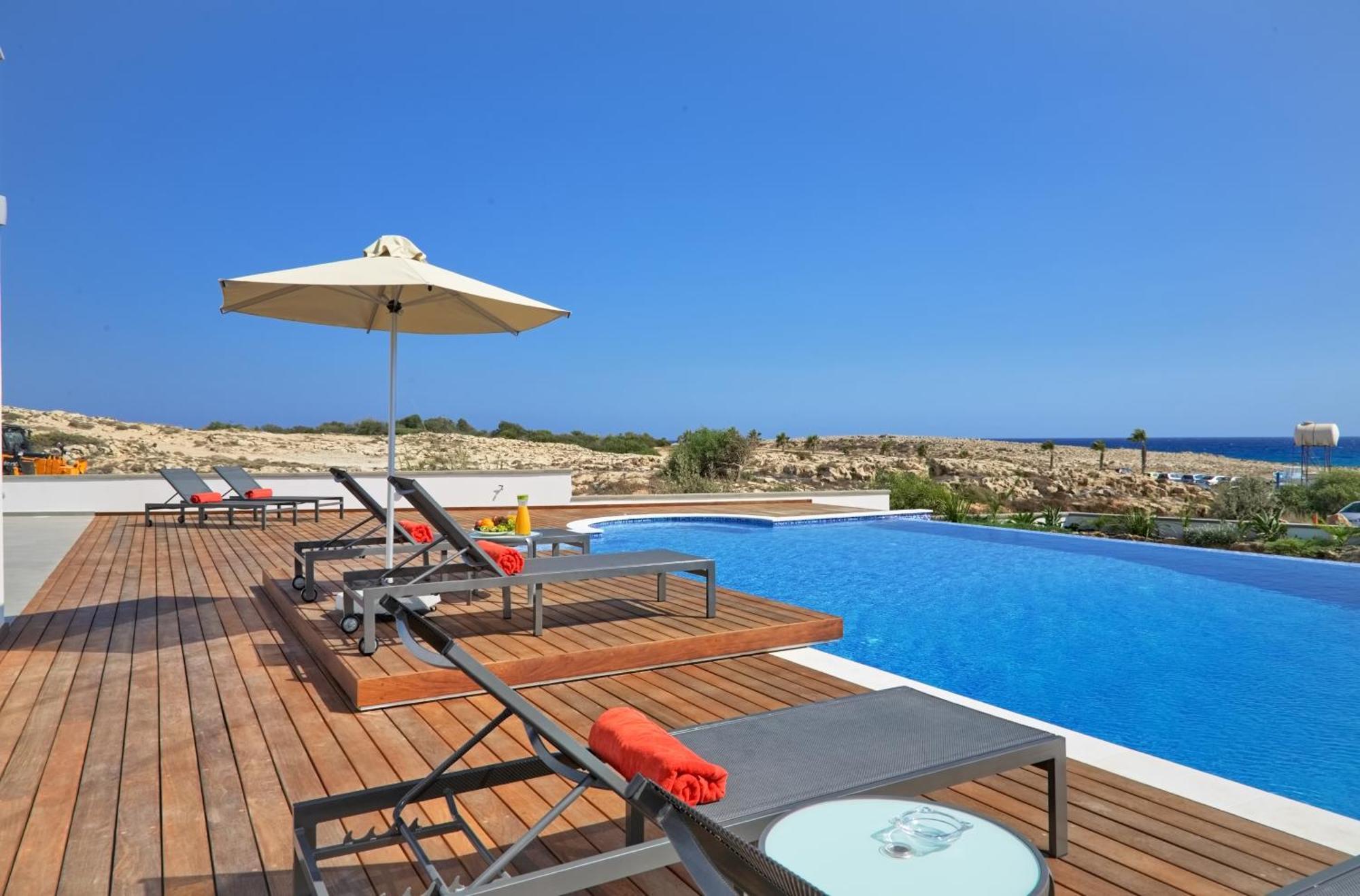 Beachfront Luxury Villa Idania Ajia Napa Zewnętrze zdjęcie