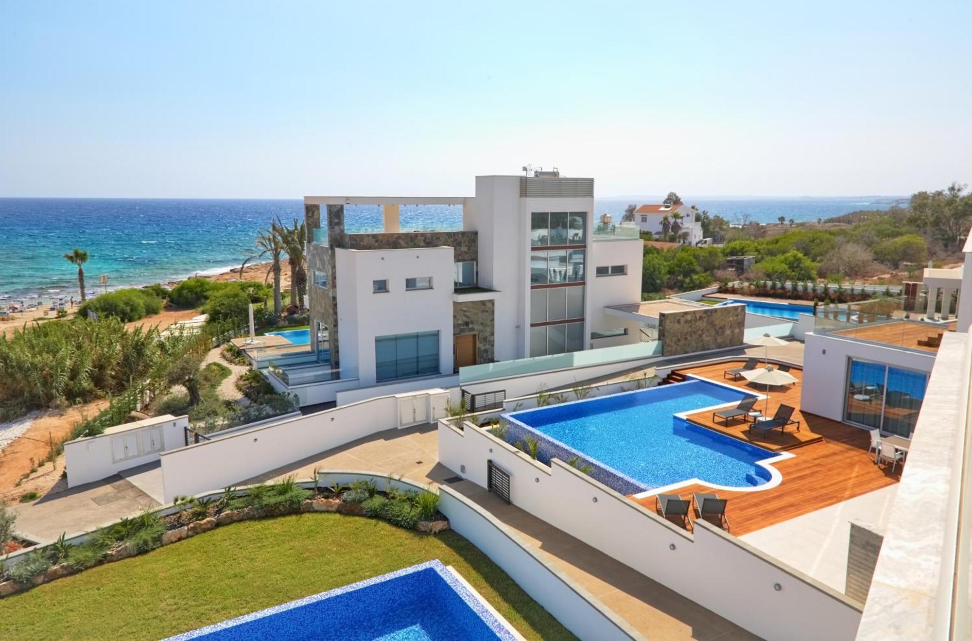 Beachfront Luxury Villa Idania Ajia Napa Zewnętrze zdjęcie