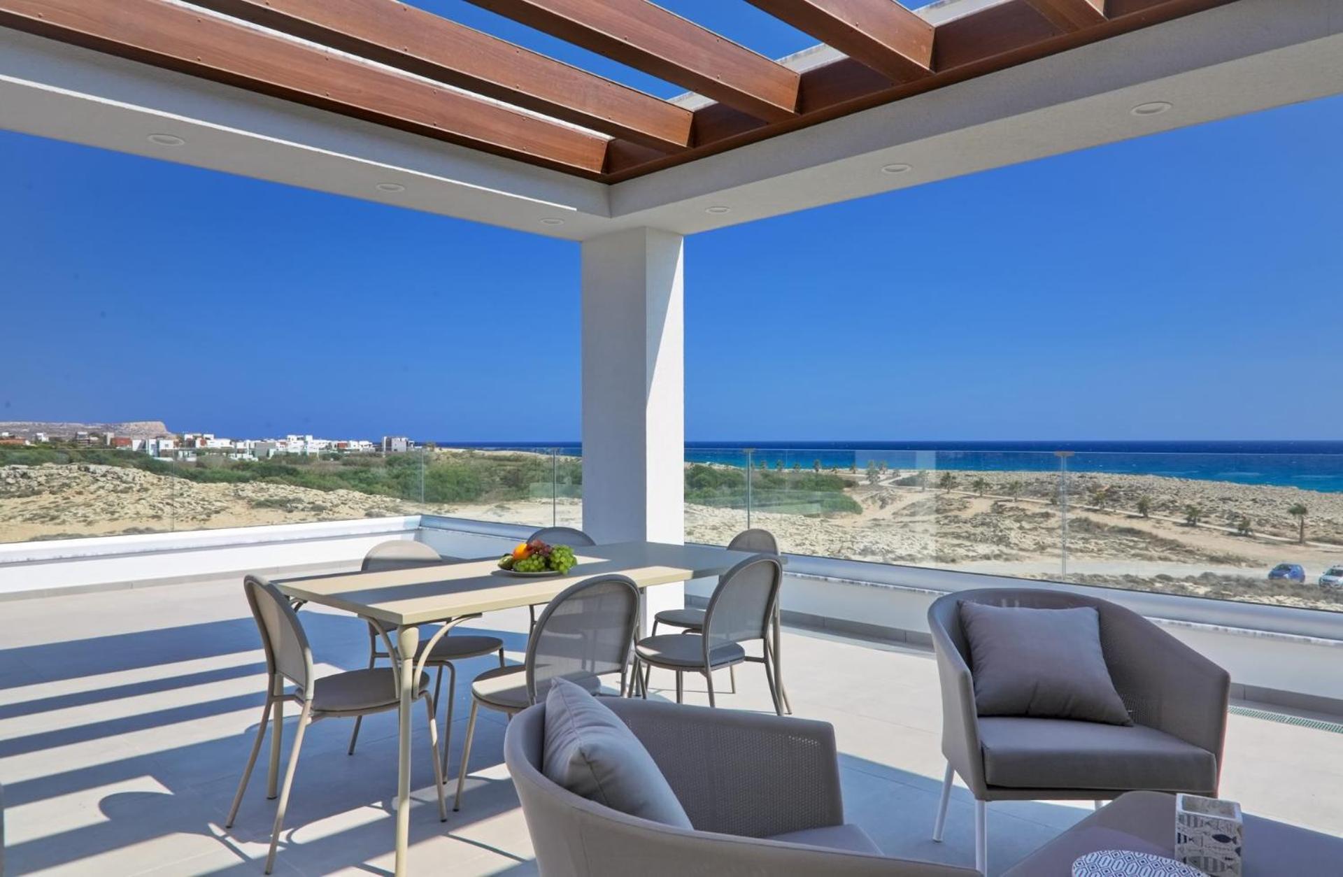 Beachfront Luxury Villa Idania Ajia Napa Zewnętrze zdjęcie