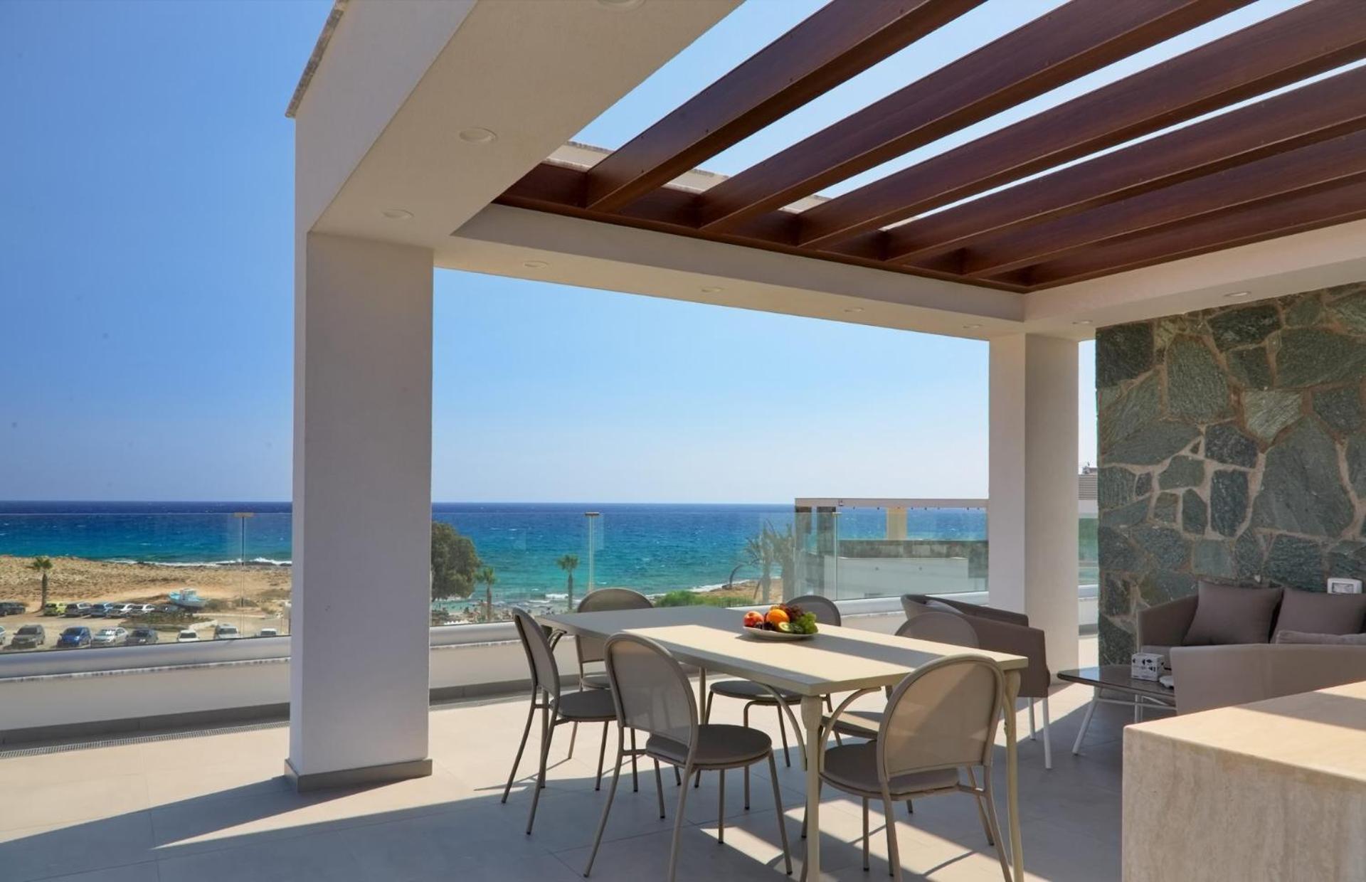 Beachfront Luxury Villa Idania Ajia Napa Zewnętrze zdjęcie